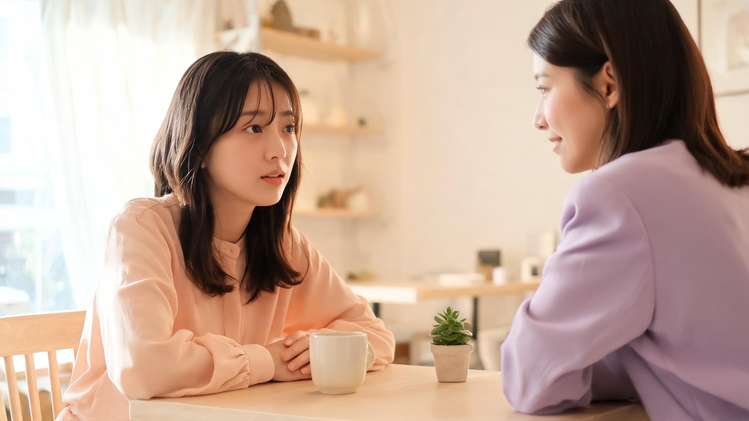 優しく話を聞いてくれる相談風景