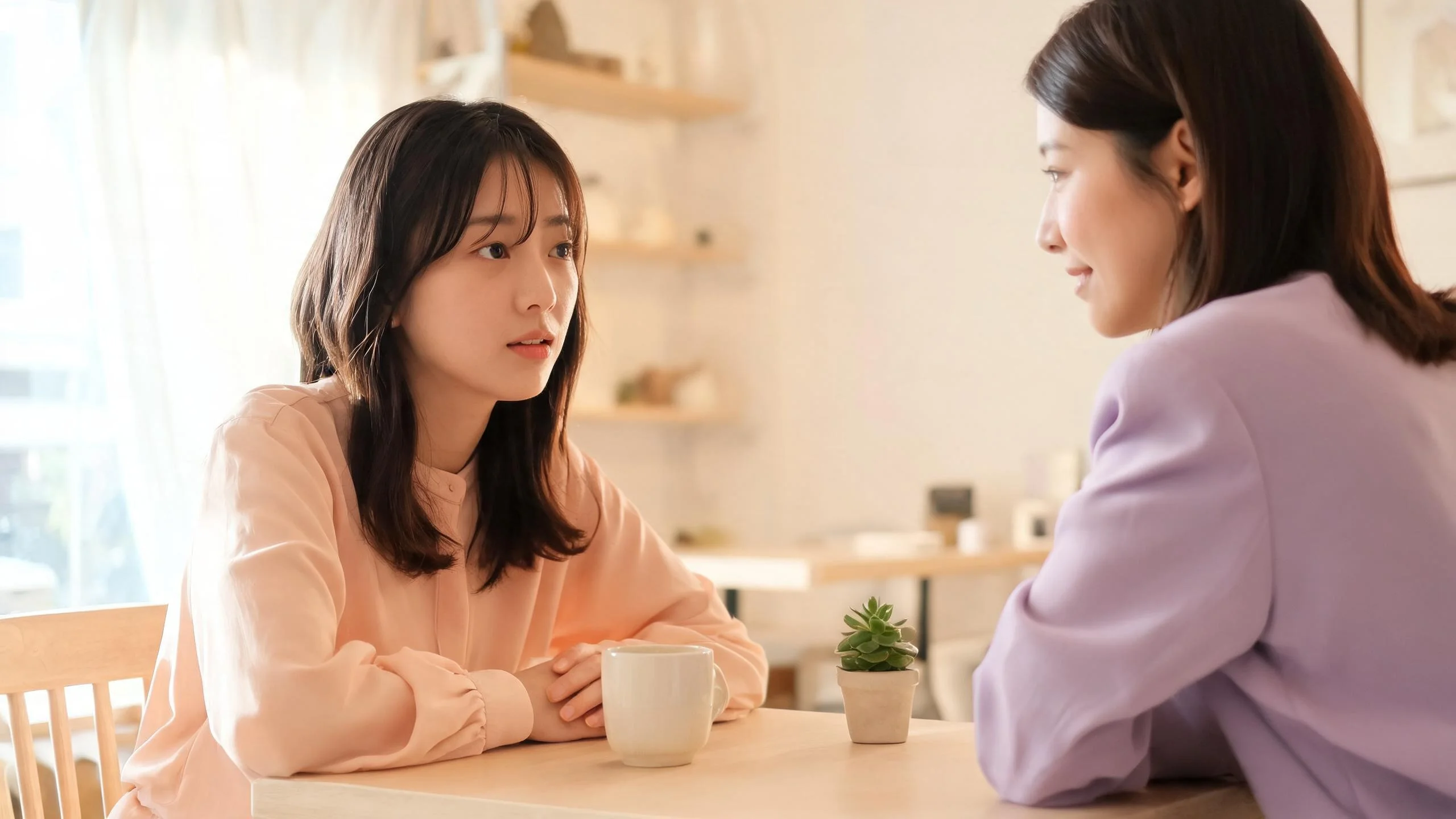 優しく話を聞いてくれる相談風景