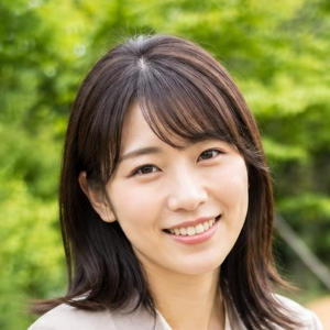 笑顔の女性
